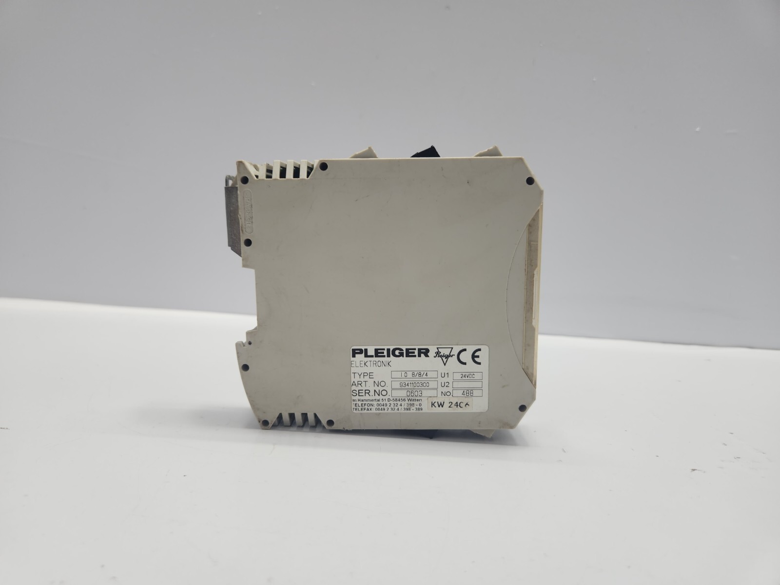 PLEIGER ELEKTRONIK IO 8/8/4 INPUT/OUTPUT MODULE 9341100300