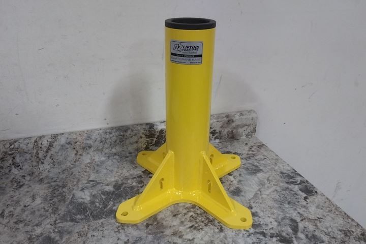 Oz Lifting Products OZPED2 3.05 In Mast Diameter 1000 Lb Cap Steel Mounting Base