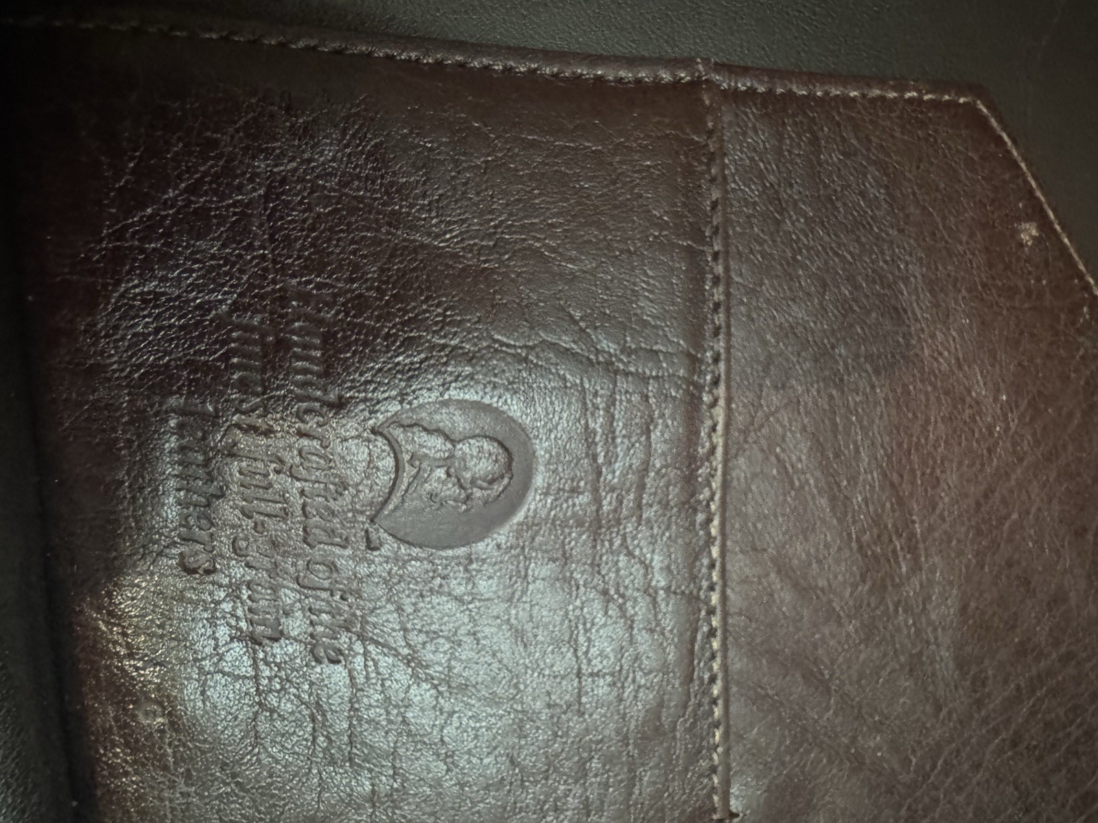 Vintage Franklin Quest Executive Planner Brown Leather 7 Ring Organizer
