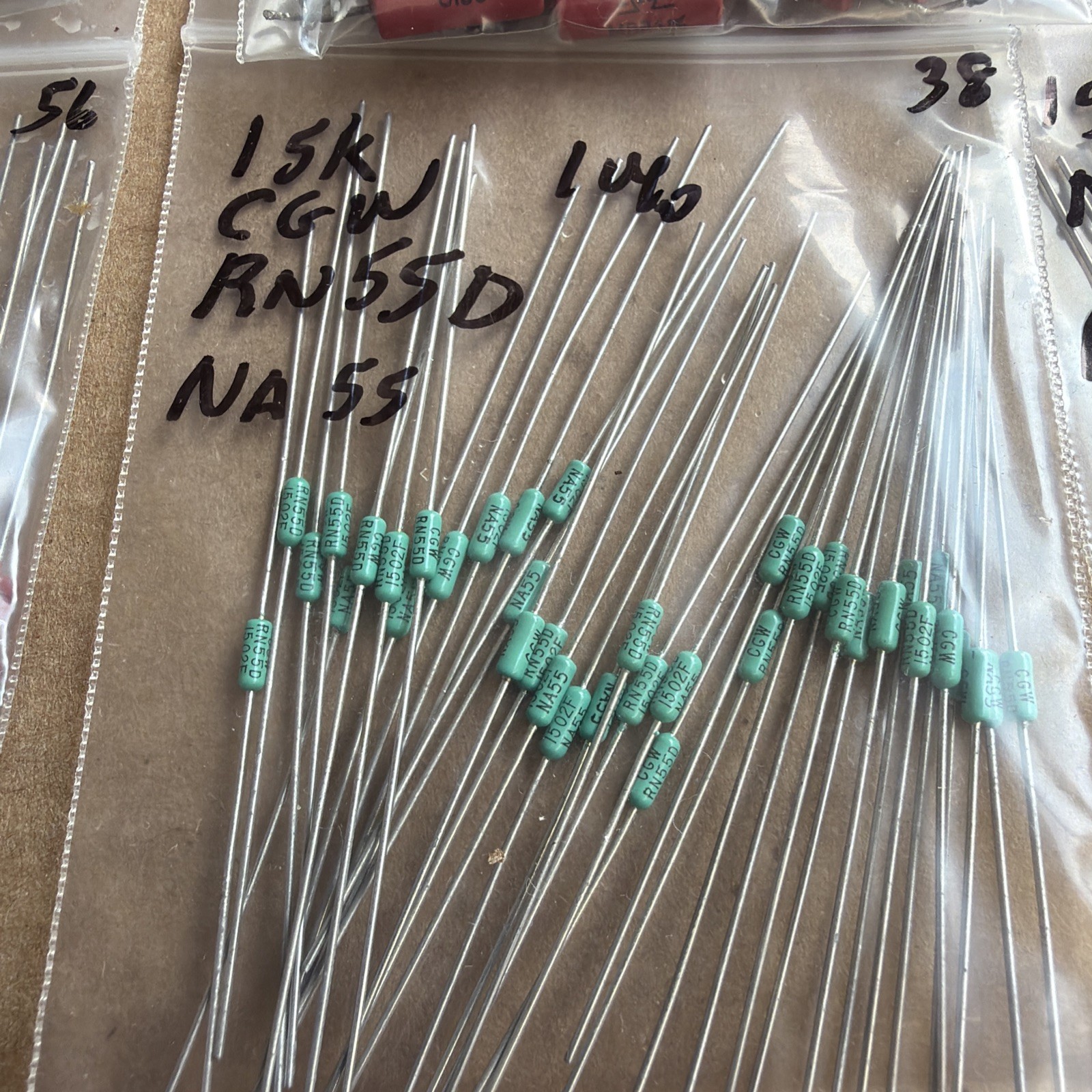 150pc Group Lot Of RESISTORS Dale & Other Mfg Look At Pictures New & Used #7