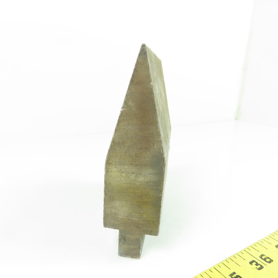 3-1/2″ L 30° V-Forming Press Brake Angle Die Punch 1/2″ Tang 1.21″ Thick