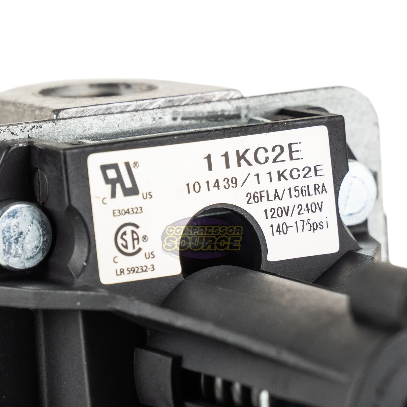 Condor 11KC2E Pressure Switch Control Valve 140-175PSI 4 Port 1/4″ FNPT MDR11/11
