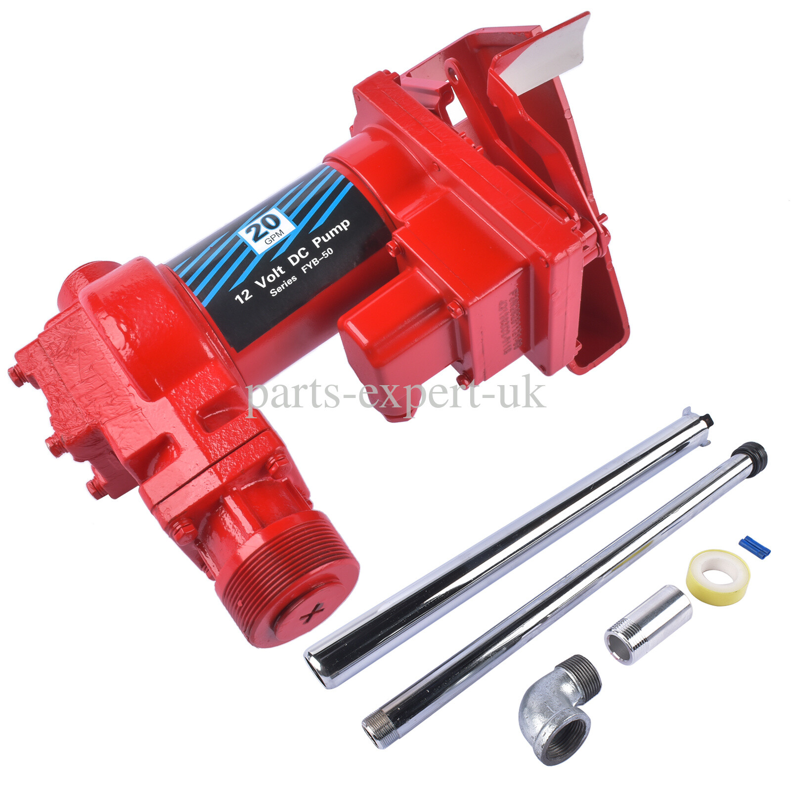 Fuel Transfer Pump 20 GPM 12 V DC Pump Heavy Duty Transfer Pump for Gas Diesel