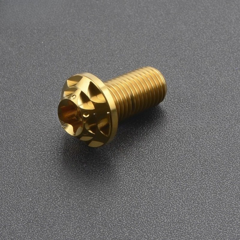 Titanium Bolt M10x10-40mm Plum Head Torx T50 Screws Gr5 for Bike Motorcycle Car