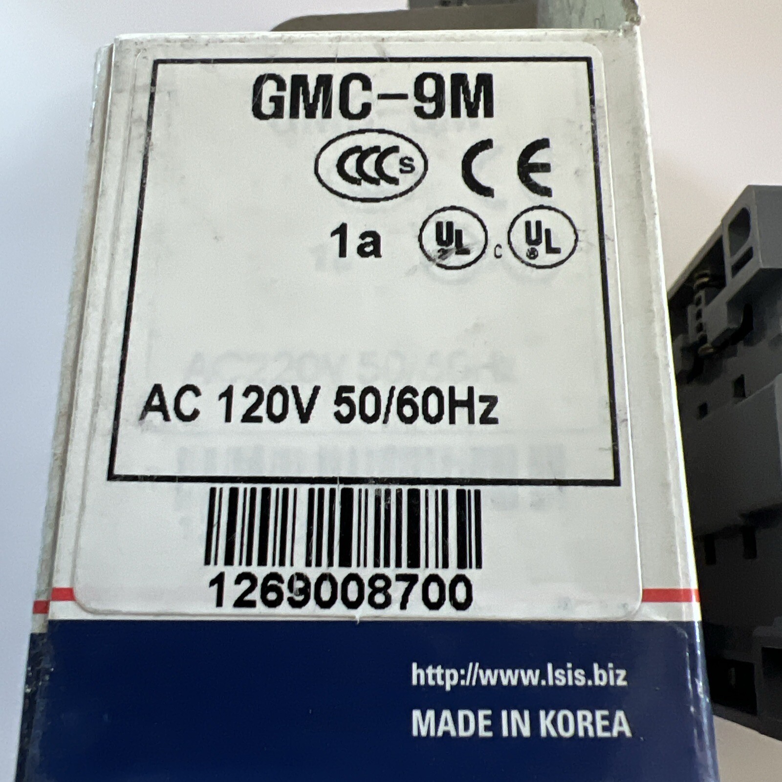 NEW GENUINE LS MEC GMC-9M 1A Contactor AC 120V 50/60HZ GMC(D)-9M