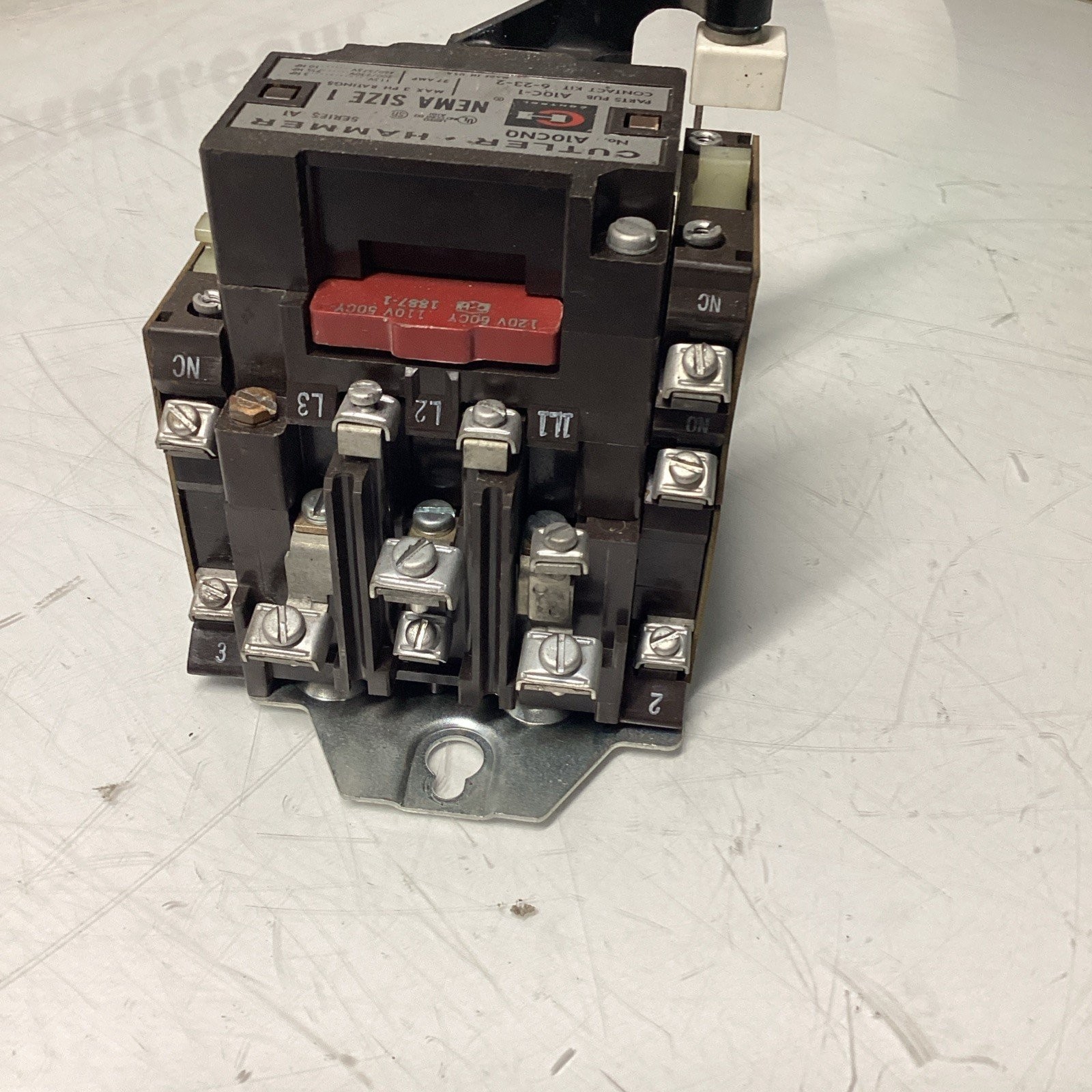 Cutler-Hammer A10CNQ NEMA Size 1 Contactor 120V Coil Series A1 S-754