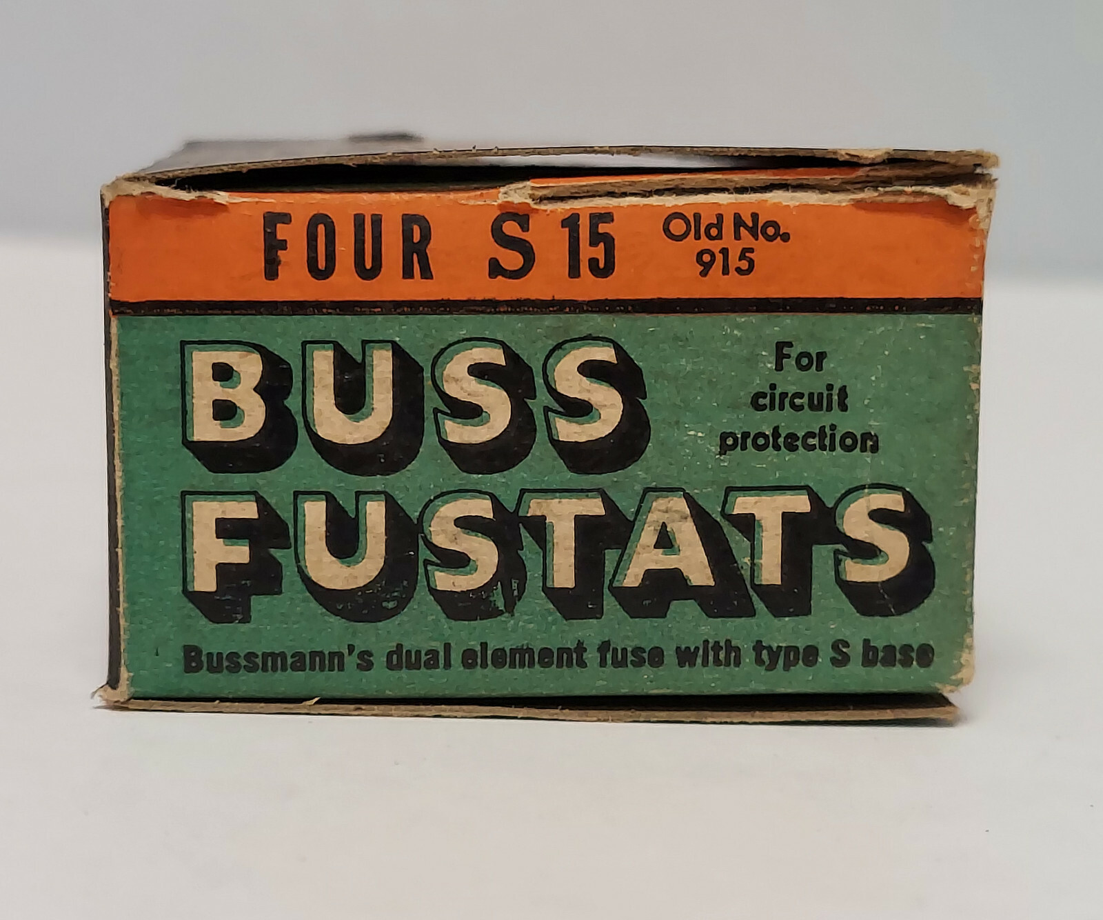 Buss Fustats Fuses S 15A Dual-Element 125 Volt or Less USA