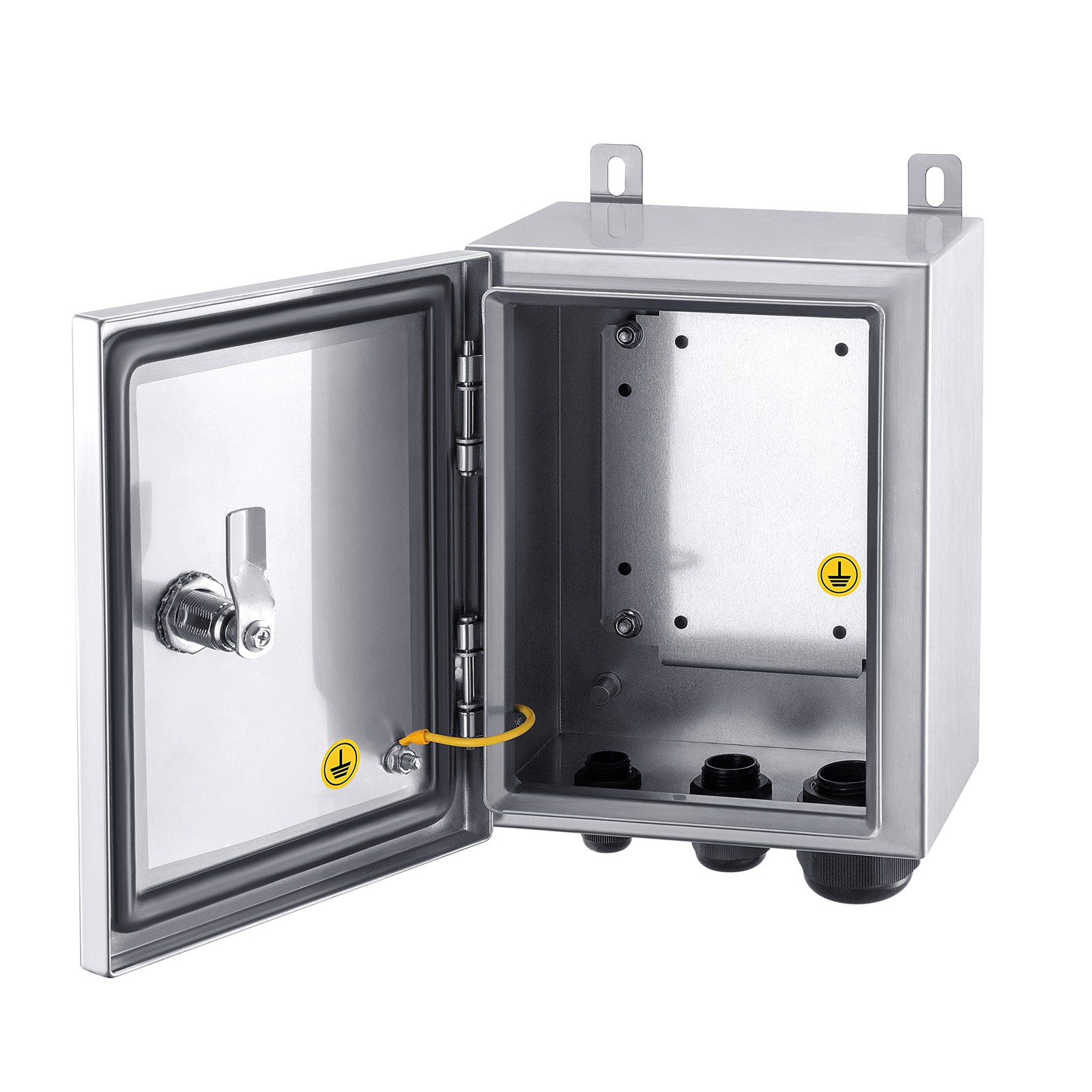 IP65 Weatherproof Stainless Steel Box 10″ x 8″ x 6″ – Wall-Mounted Enclosure