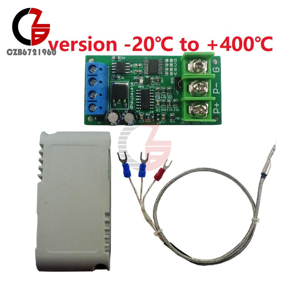 DC 8-25V PT100 RTD Converter RS485 Modbus Rtu Temperature Sensor Module