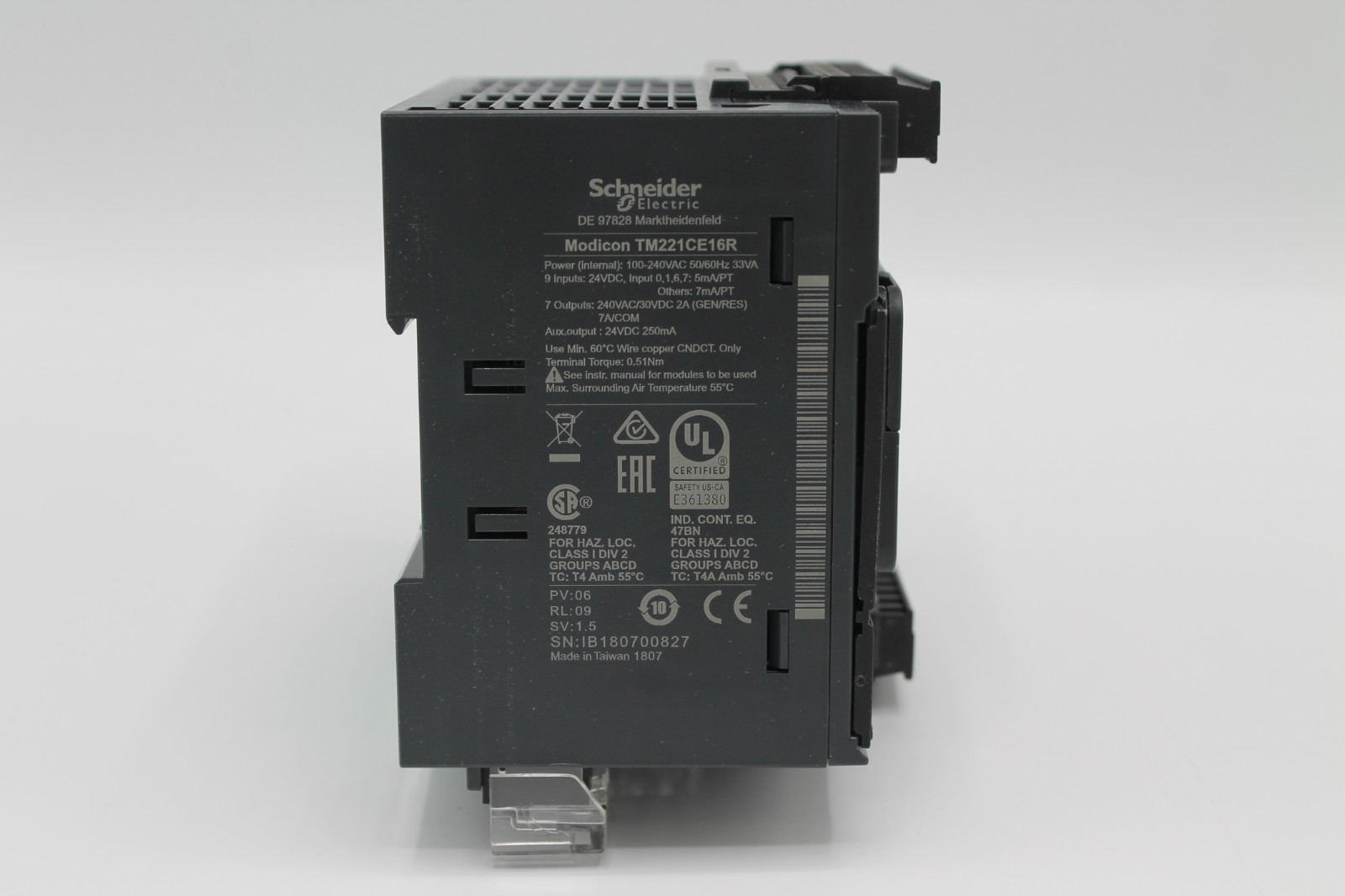 Schneider Electric TM221CE16R Modicon M221 Controller 064875 (NEW IN BOX)