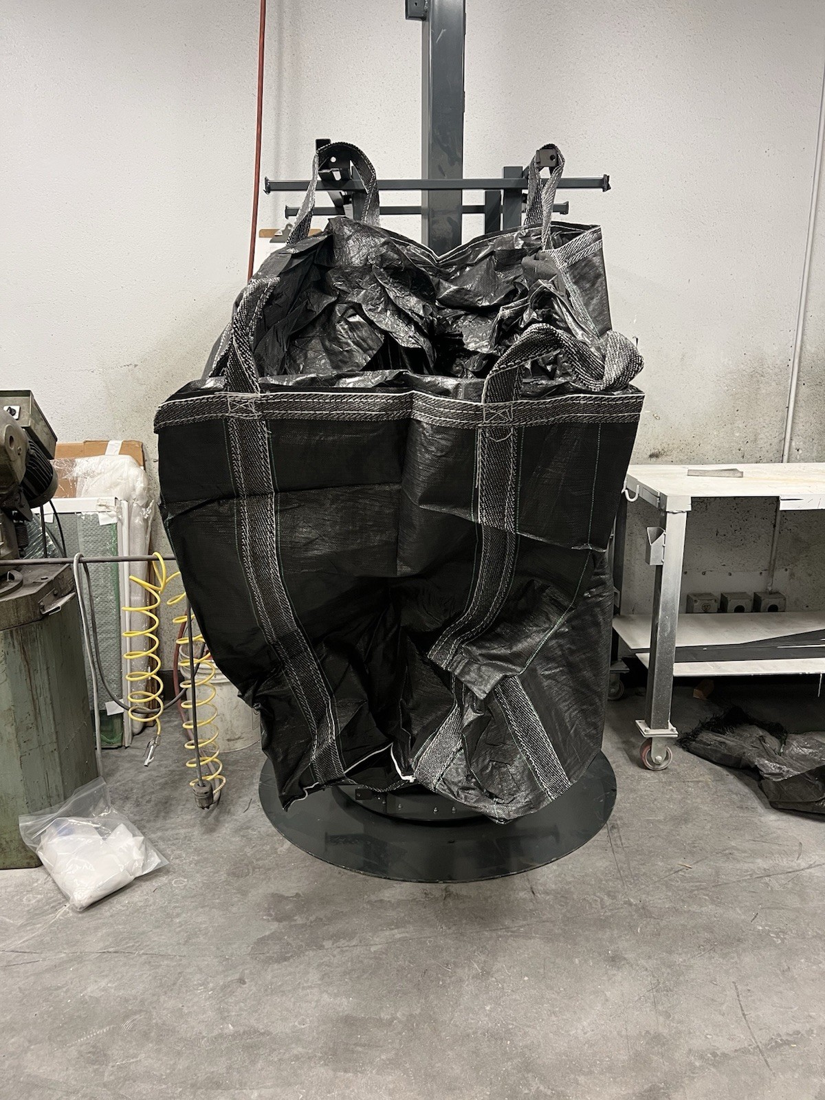 New 3000 lb Cap Duffel & Spout 35x35x40″ FIBC Tote Bulk Bag Super Sack 50 Ct.