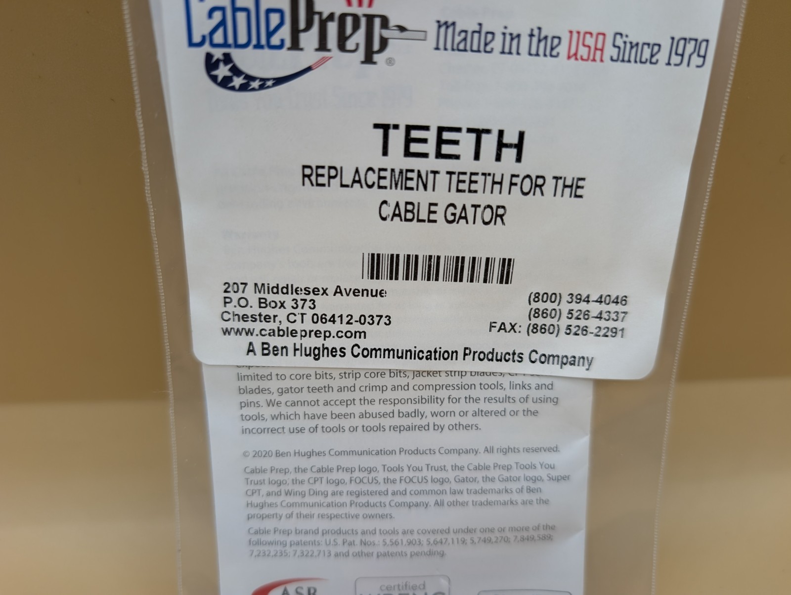 NEW CablePrep Gator Cable Center Conductor Cleaner Replacement Teeth