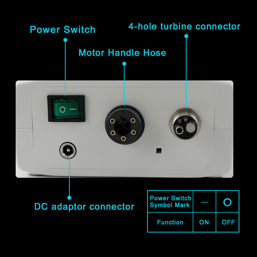 CICADA Dental Brushless Electric Motor E-Type for 1:5/16:1/1:1 Handpiece