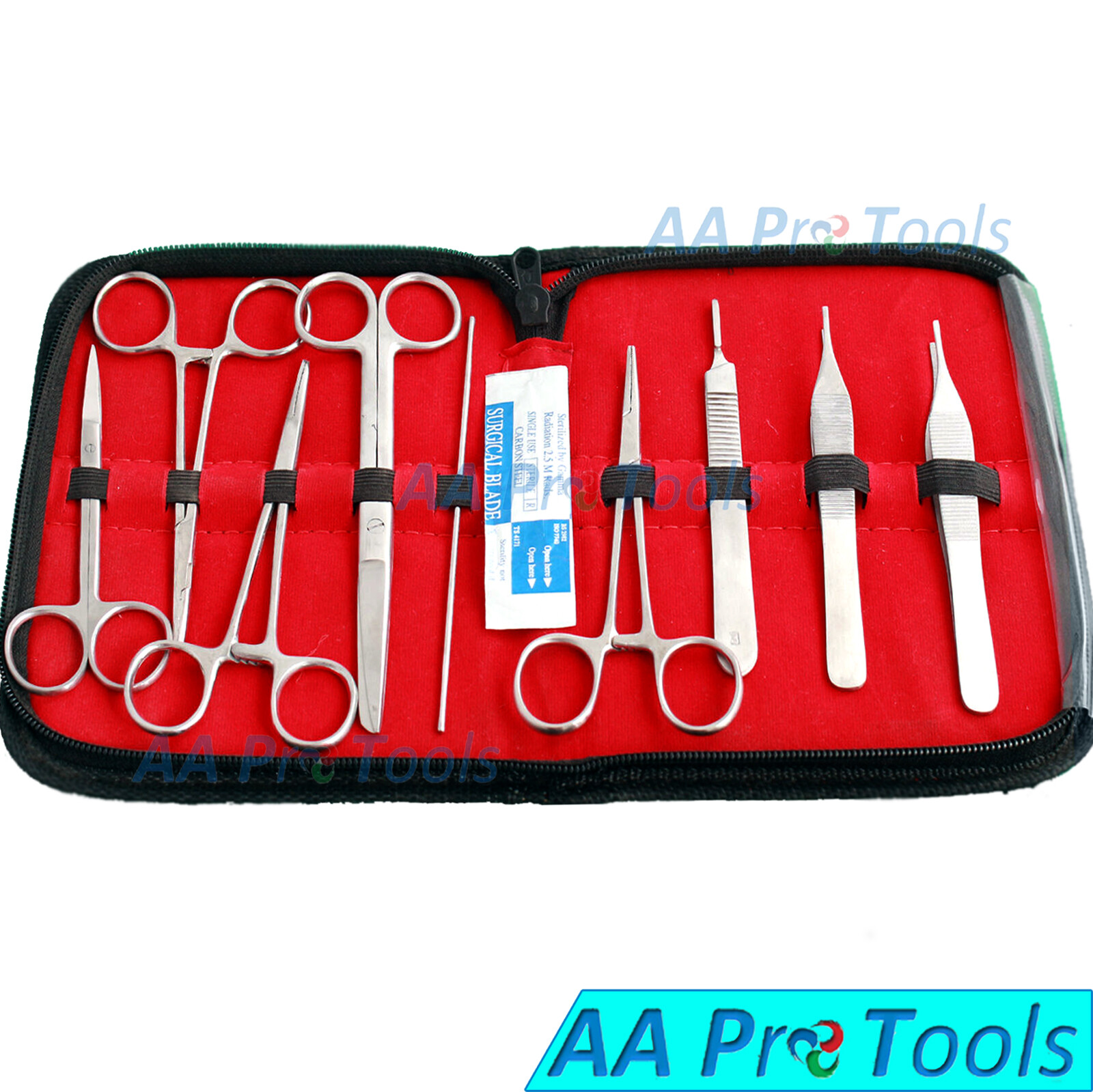 Basic Dissecting Kit 14 Pieces Veterinary Surgical Instruments Surgery Set