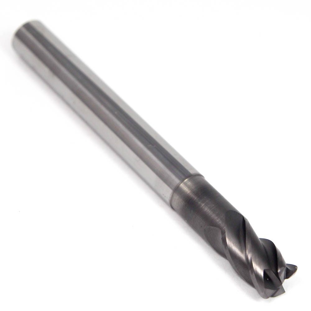 Carbide Corner Radius End Mill 8mm 4FL 1mm Radius