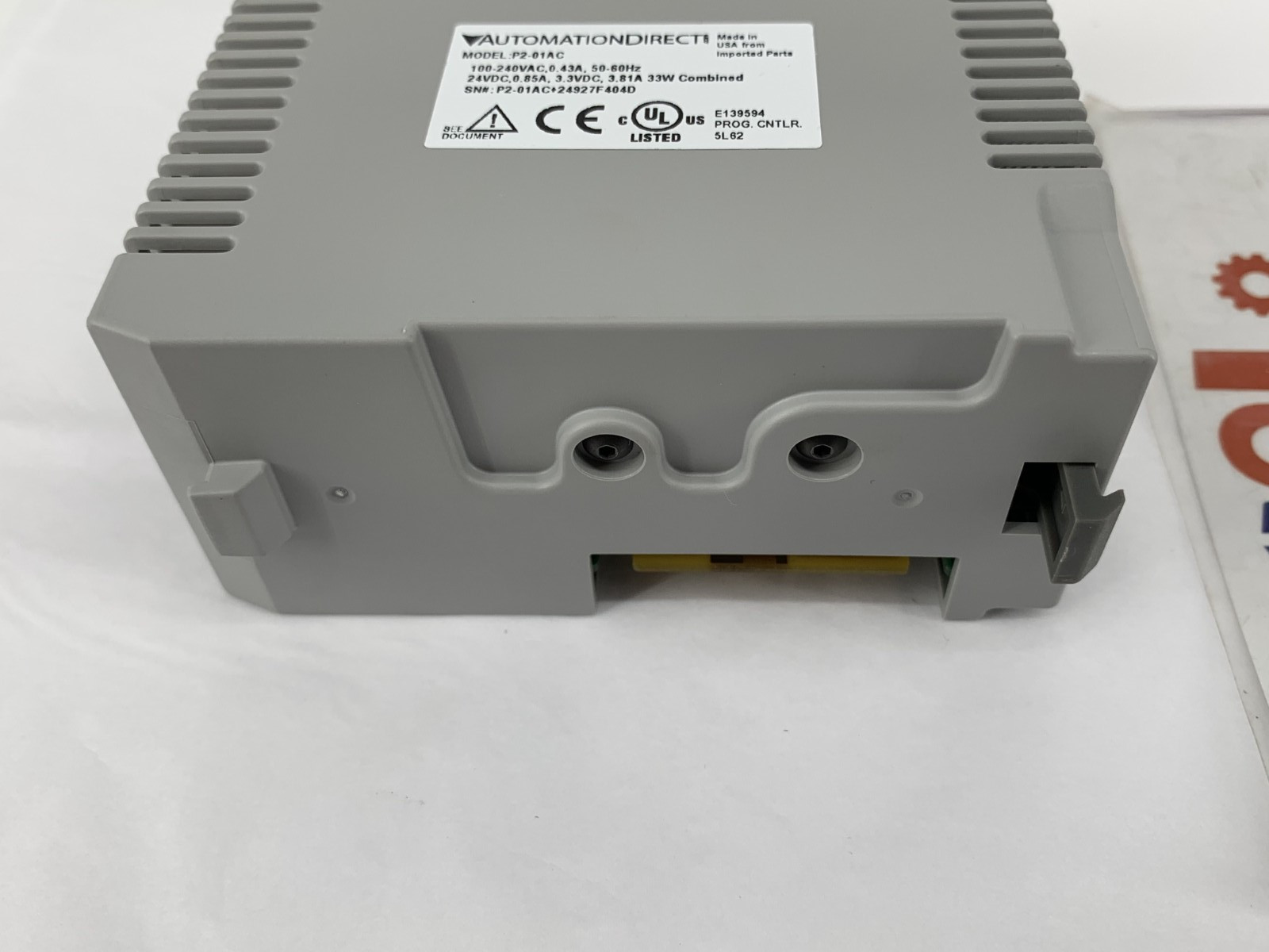 Automation Direct P2-01AC Universal Input AC Power Supply 100-240V Output 24VDC