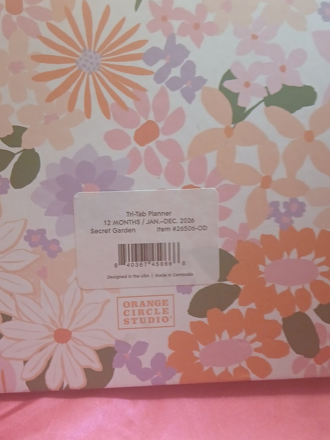 orange circle studio Weekly planner 2026