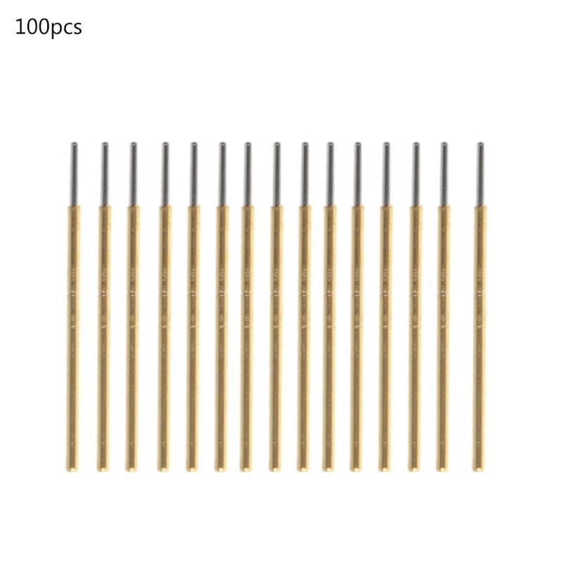 Upgraded Spring Test Probe Resistance 50mΩ Dia 0.68mm Length 16mm Spring Contact