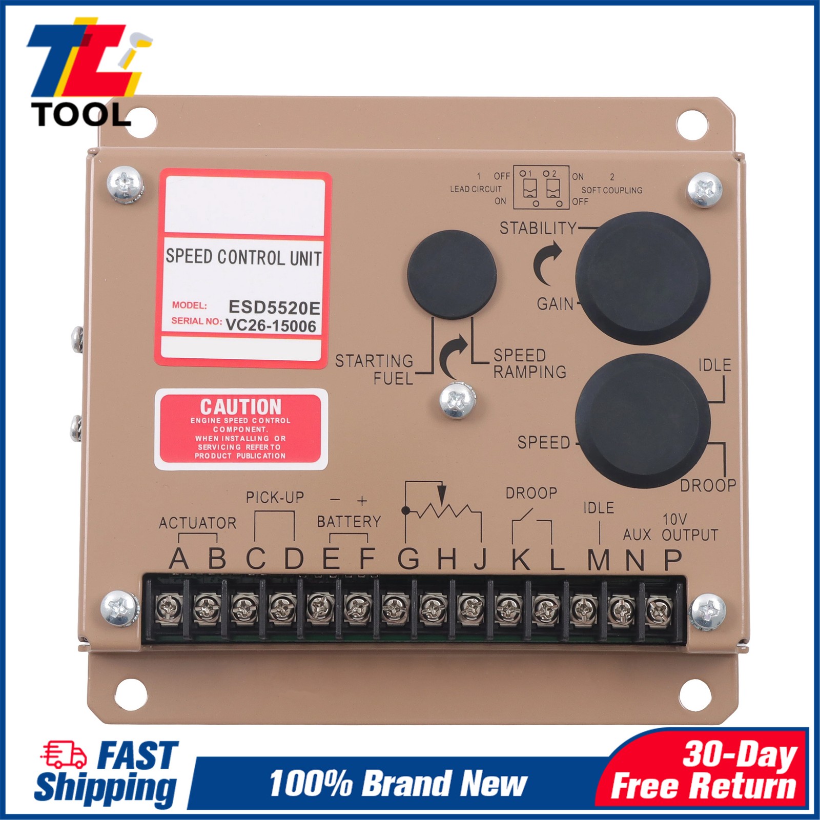ESD5520E Governor Controller Speed Module for Power Generator