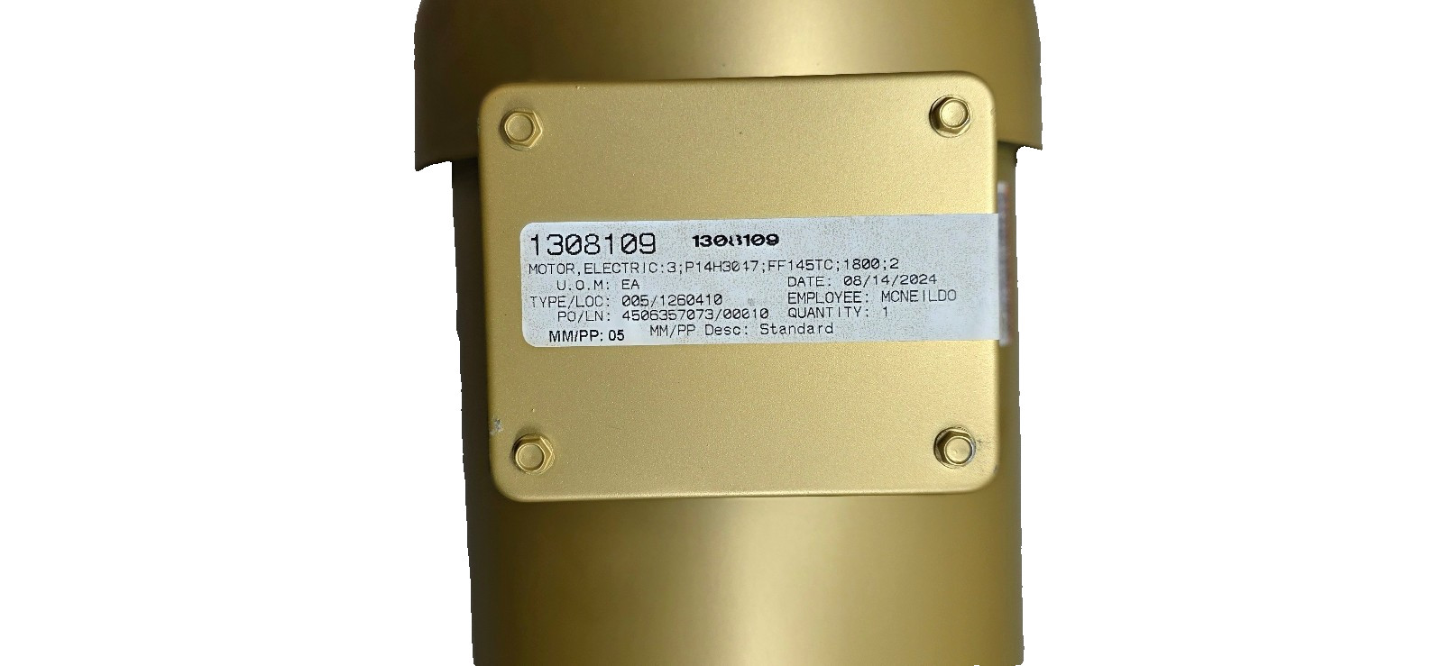 Baldor Reliance SuperE VEM3561T Electric Motor 3PH 230V/460V 1760RPM 145TC NWOP