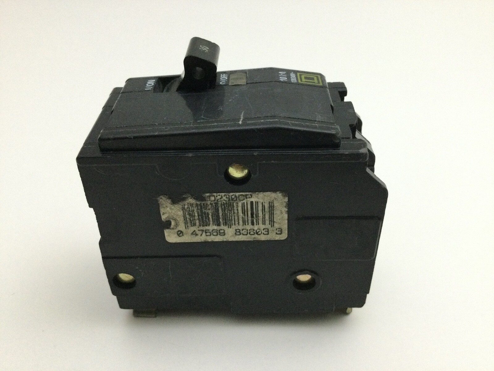 SQUARE D QO230 30 amp 2 pole Type QO Circuit Breaker YELLOW FACE