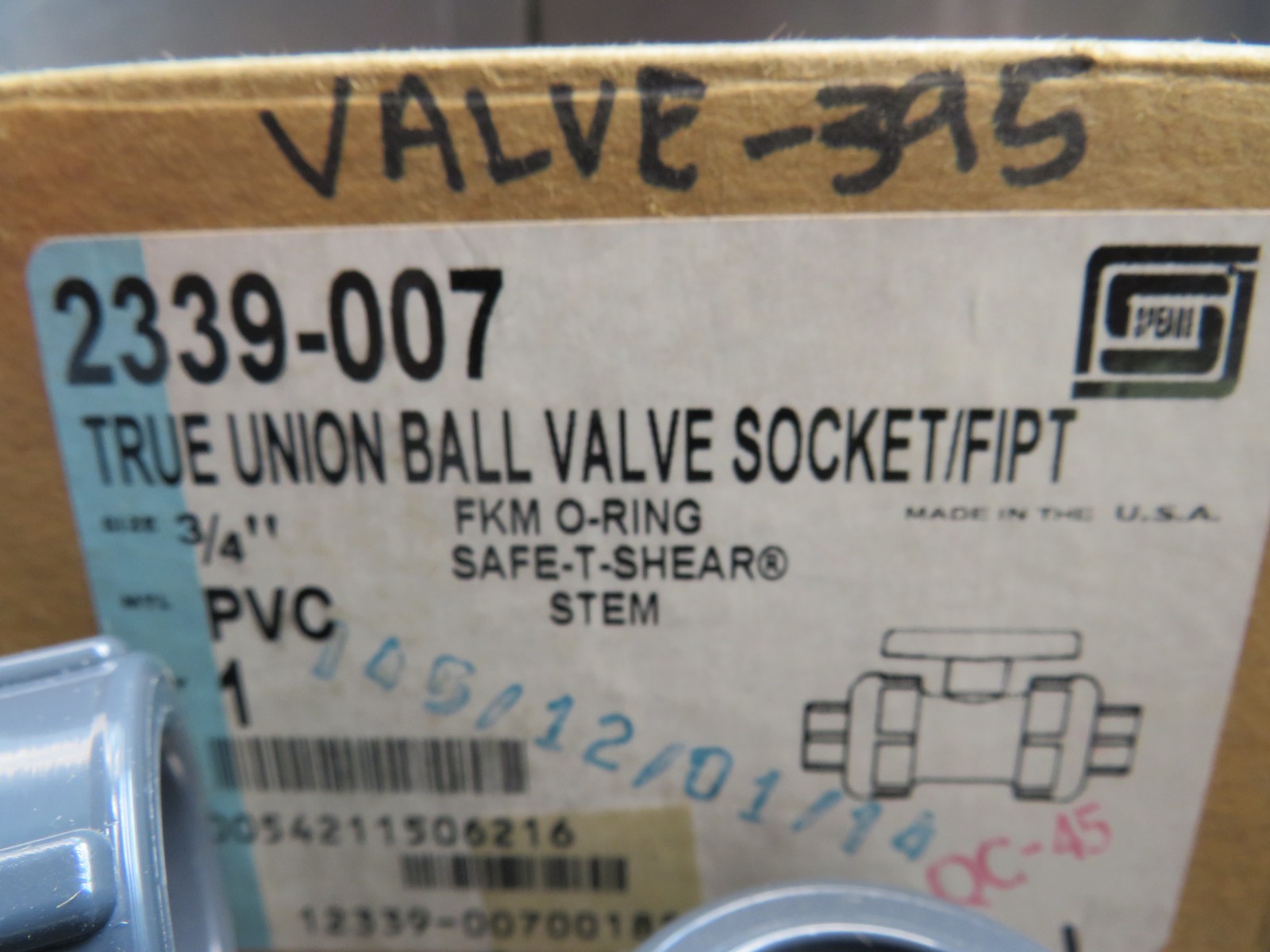 Spears 2339-007 Ball Valve 3/4″ PVC