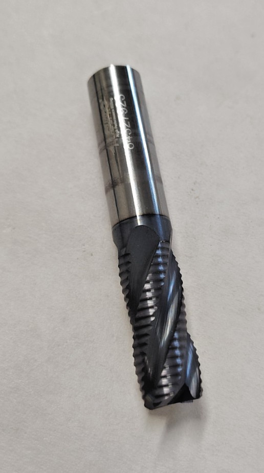 Accupro 7/16 x 7/16 x 1 x 2 1/2 Carbide 4 FL Roughing End Mill SEEM Altin