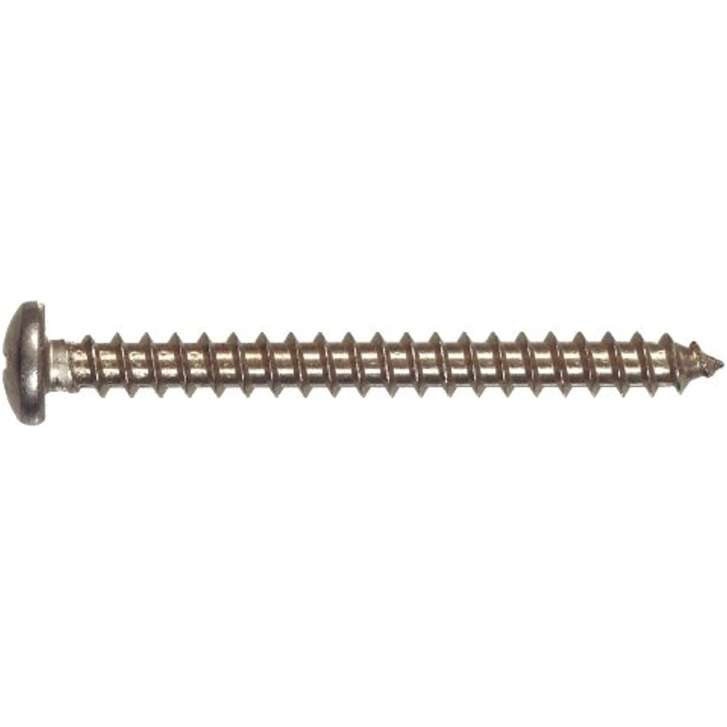 The Hillman Group 823278 Stainless Steel Pan Head Phillips Sheet Metal Screw,