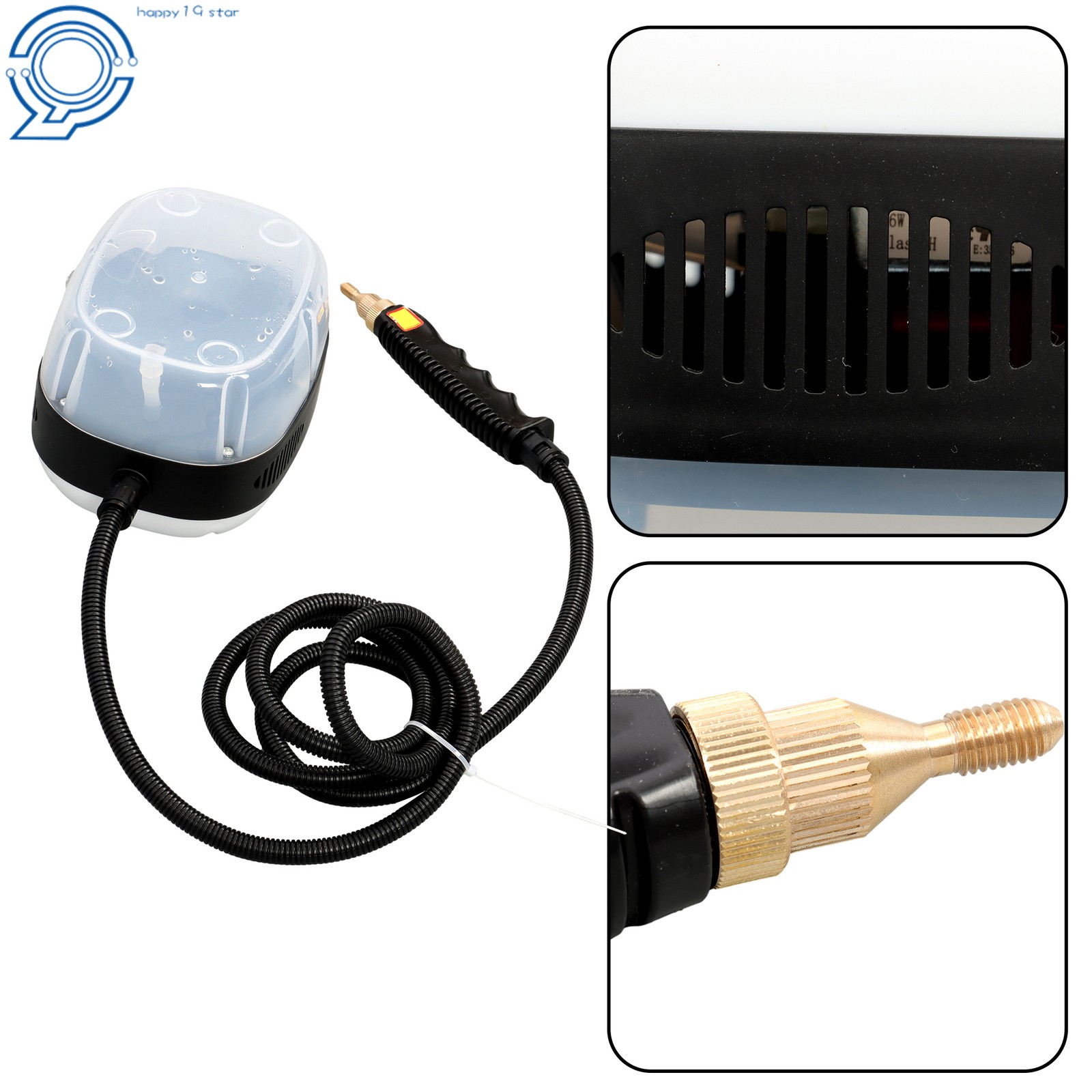 Steam Mop & Cleaner 2500W for Hardwood Floors & Auto Detailing Accessories
