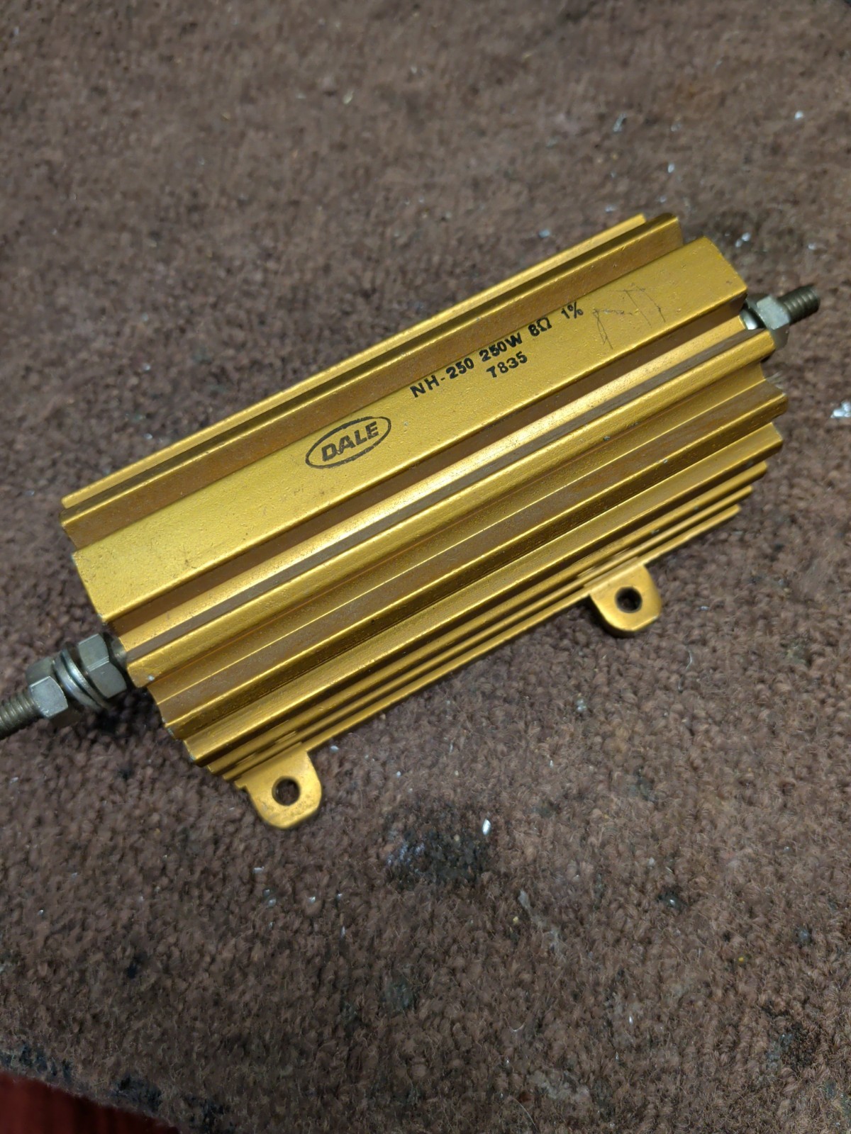DALE NH-250 250W 8 Ohm 1% Aluminum Chassis Mount Power Resistor