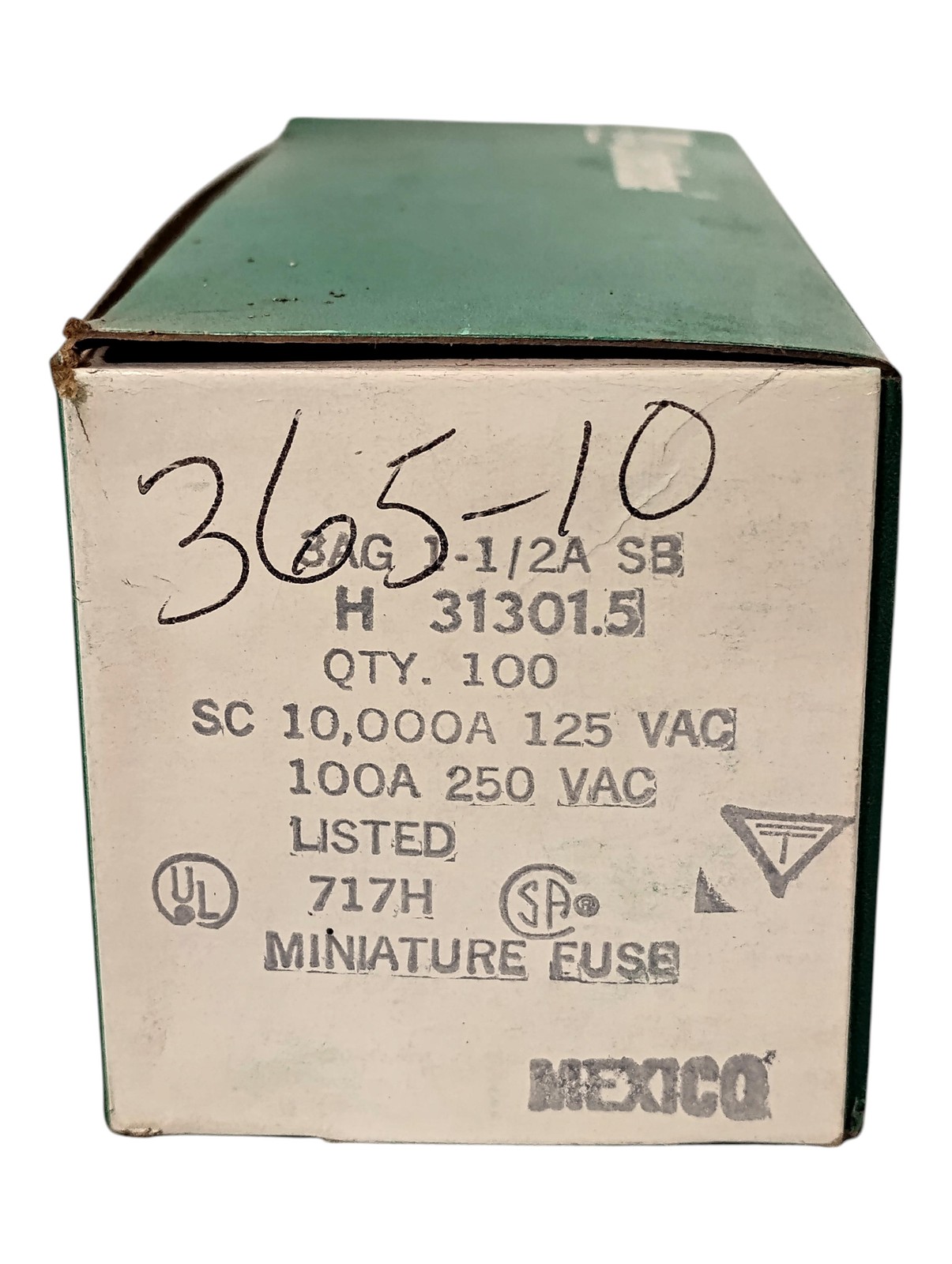 Littelfuse 3AG112A313 H3130 1.5A 250 V AC 1.5 A Time-Delay Fuse