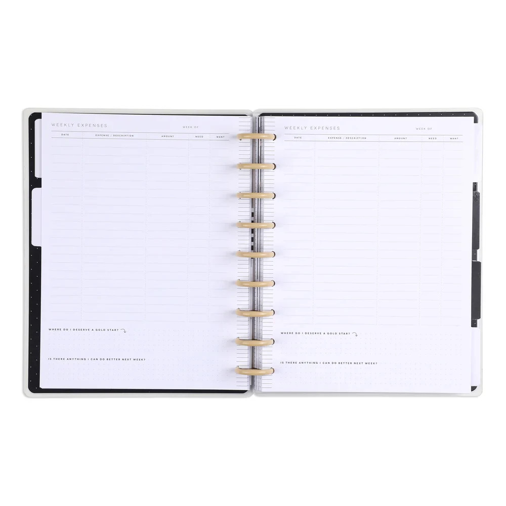 The Happy Planner Know Your Worth Budget Classic Planner, Undated 12 Month, New