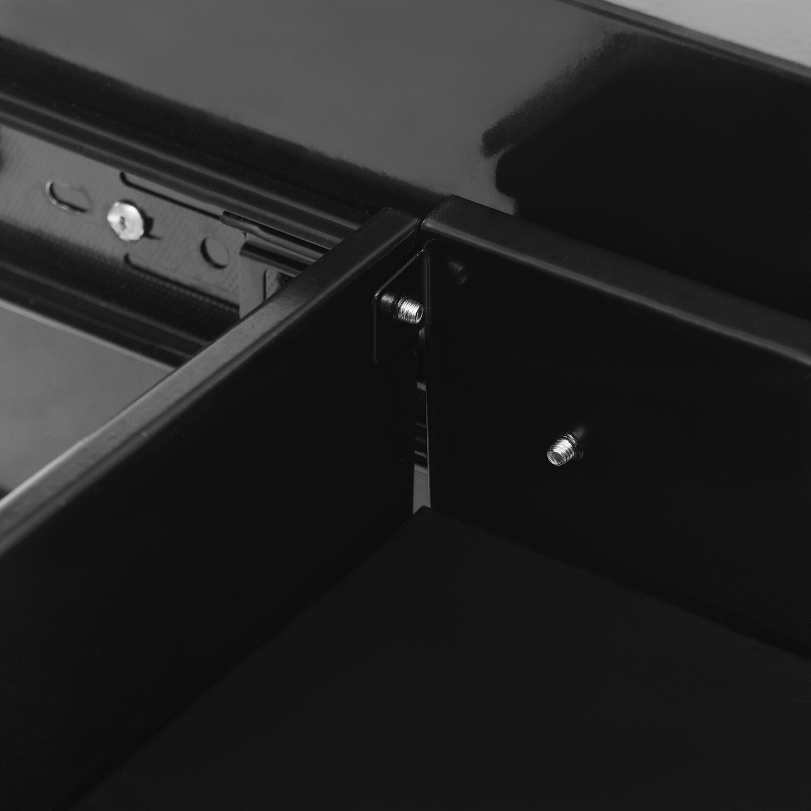 2 Layer Steel Under Desk Drawer Slide Out Dual Tier Under Desk Drawer Organizer