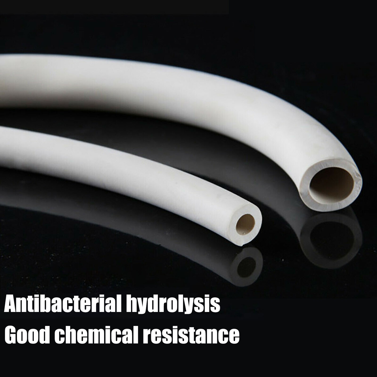 White Rubber / Vacuum Tube Laboratory Hose Pipe High Quality Inner Dia 2mm~25mm
