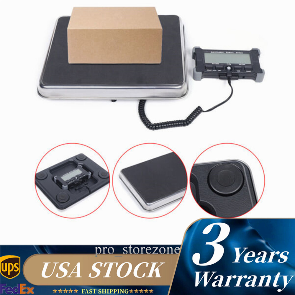 Digital Postal Scale Weight Shipping Postage Scales Mail Letter Package 440LBS