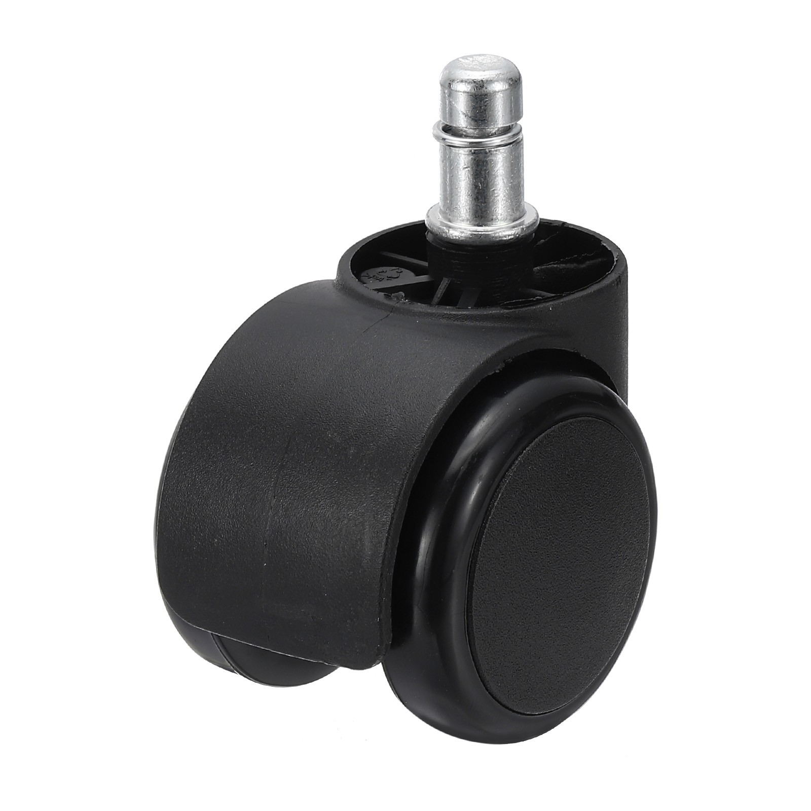 2 Inch Gaming Chair Wheels Replacement Quite Swivel Stem Caster Black