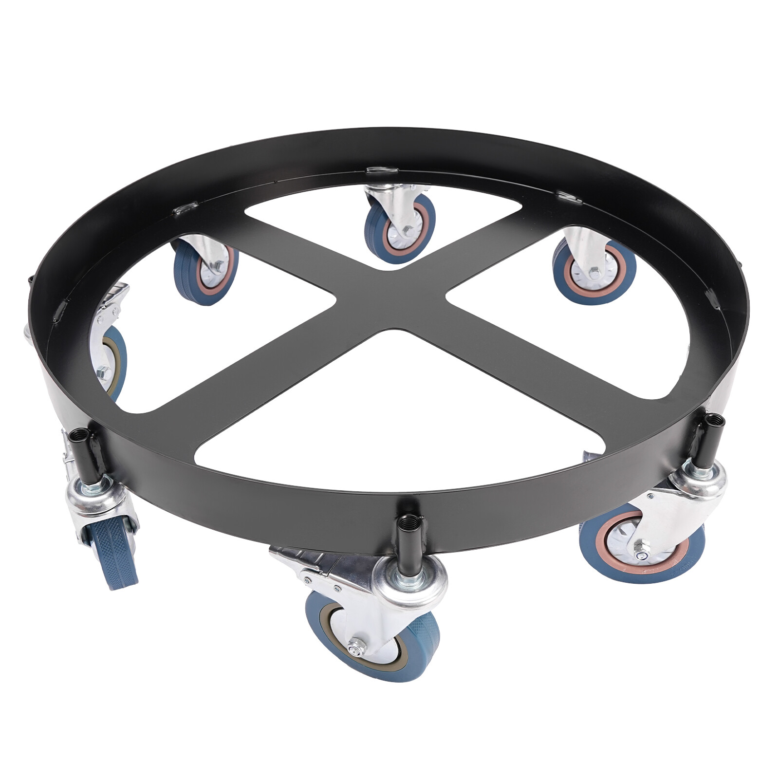 55 Gallon Drum Dolly Barrel Dolly Carts Drum Dolly With 8 Wheels Q235 Steel
