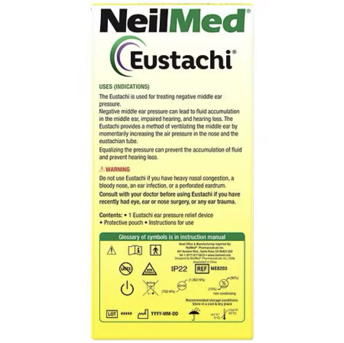 NeilMed Eustachi Pop Blocked Ear Safely – 1 Count