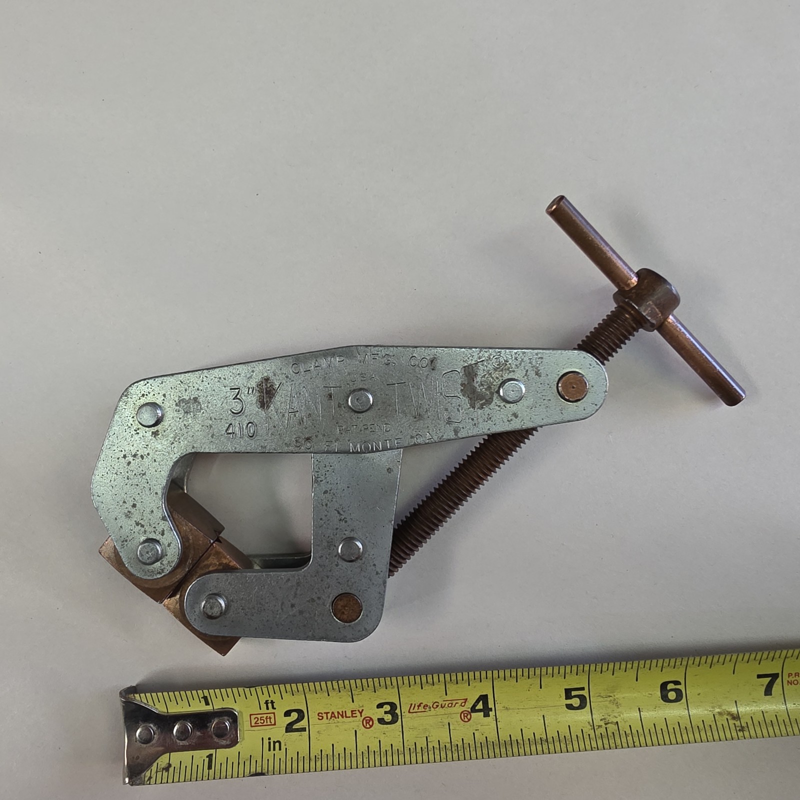 Kant Twist No. 410 Size 3 Cantilever Welding Clamp