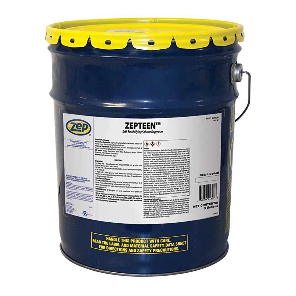 Zep Zepteen Self-Emulsifying Solvent Degreaser – 5 Gallon (1 Unit) 43235 –