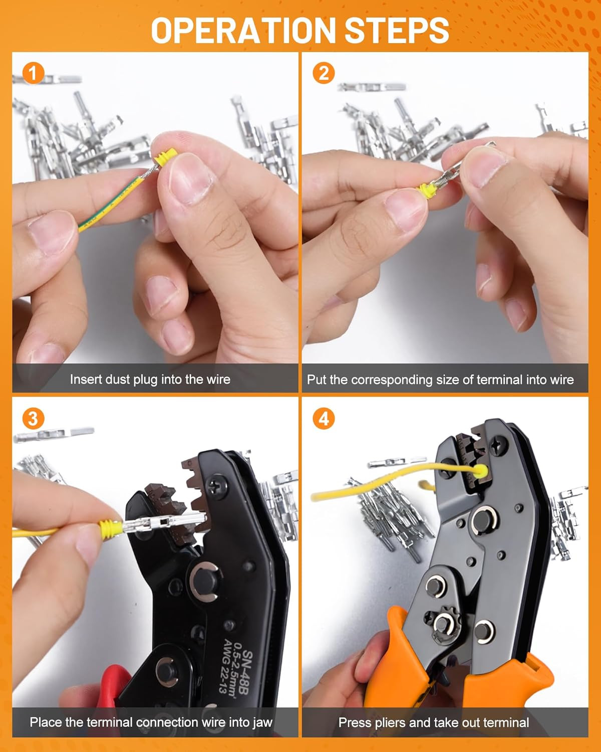 944Pcs Pin Connector Kit,Car Electrical Wire Connectors Terminal Pins,21Type Non