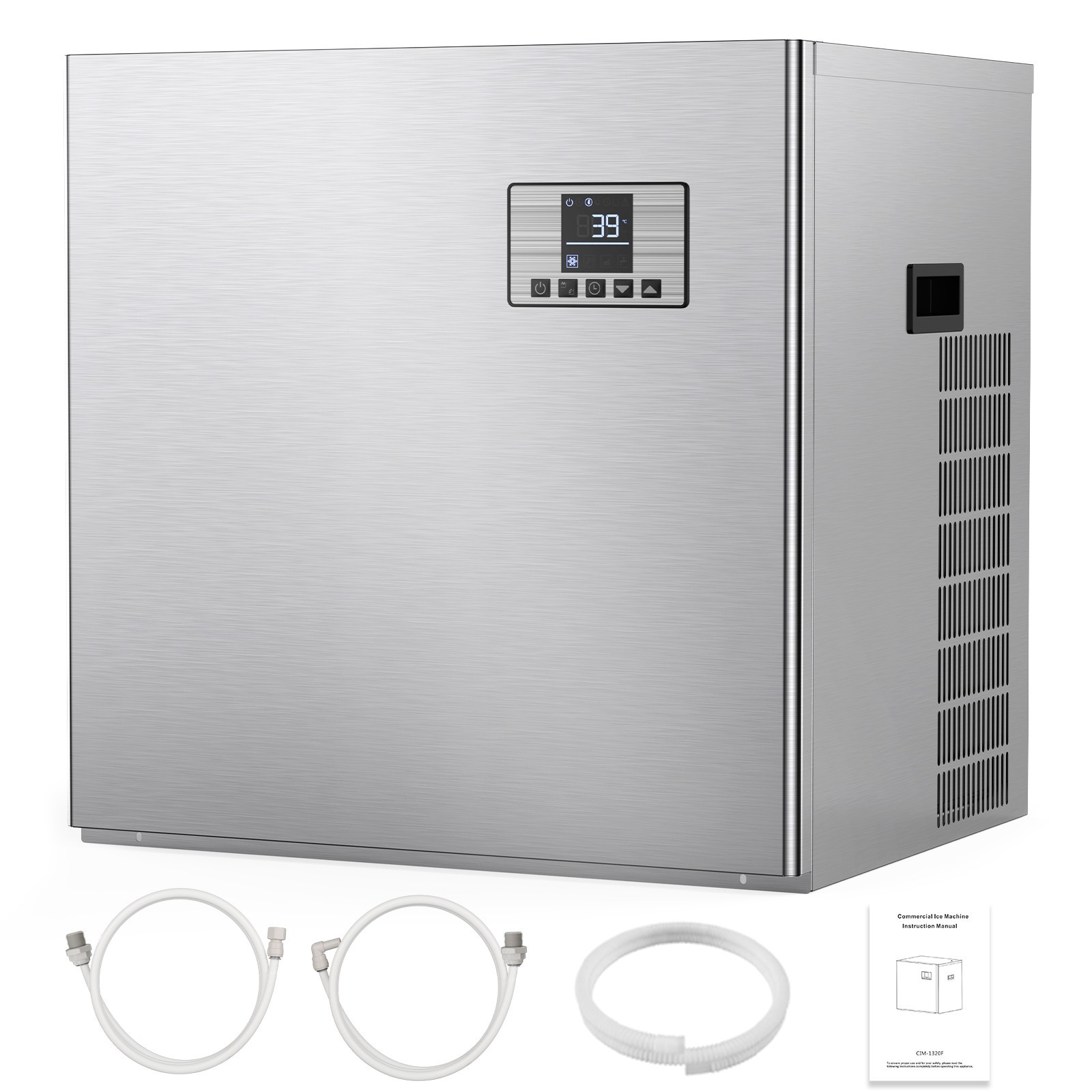 Commercial Ice Maker Machine – Head 400 lbs/Day Self-Cleaning Ice Maker Machines