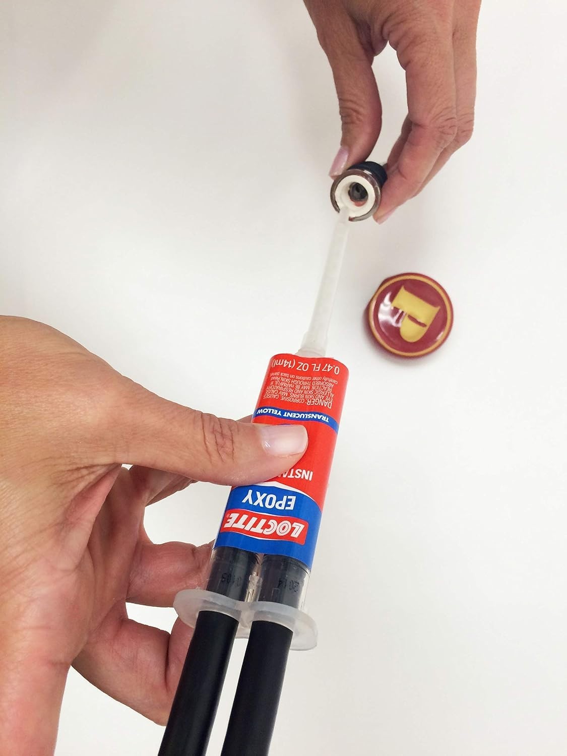 Self-Mixing Epoxy Syringes, 6 Pack for Easy Application and Strong Adhesion