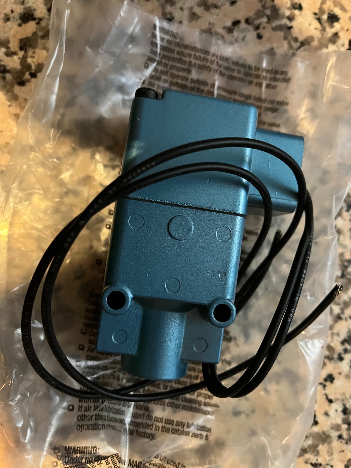 MAC 225B-111CAAA 150 PSI Solenoid Valve