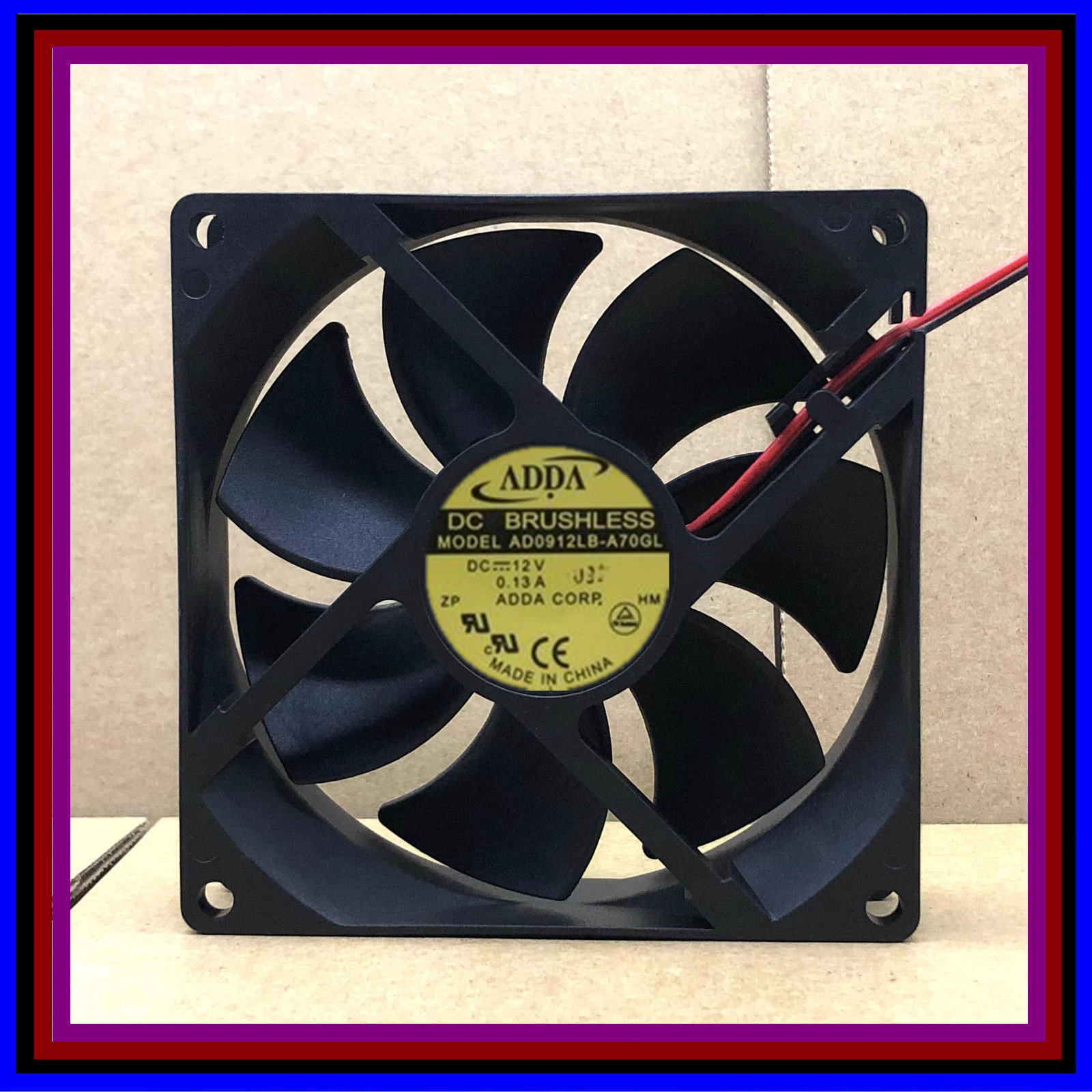 ADDA AD0912LB-A70GL 12V 0.13A 9CM 9225 silent chassis power cooling fan