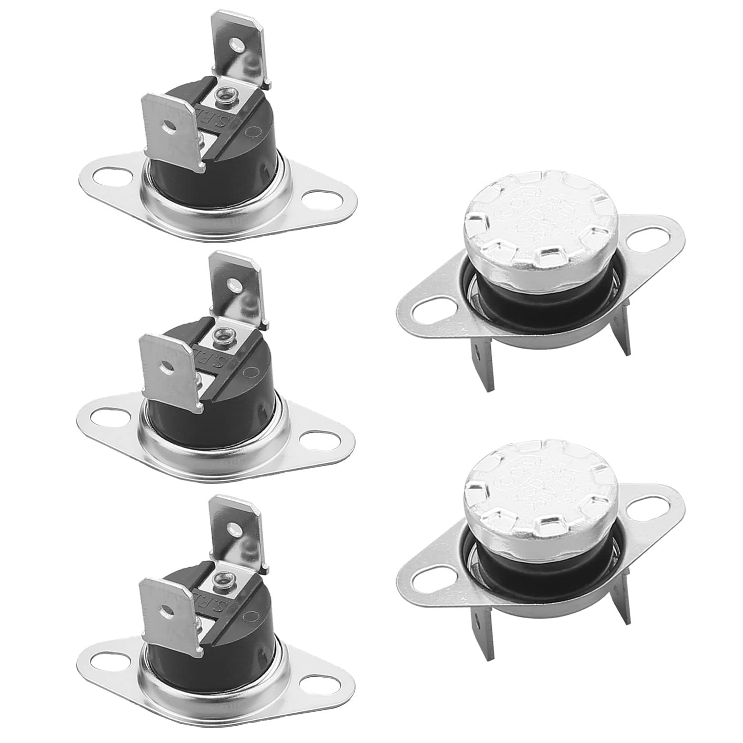 5pcs Ksd301 Thermostat 80c/176f Normally Closed N.c Snap Disc Limit Control Swit