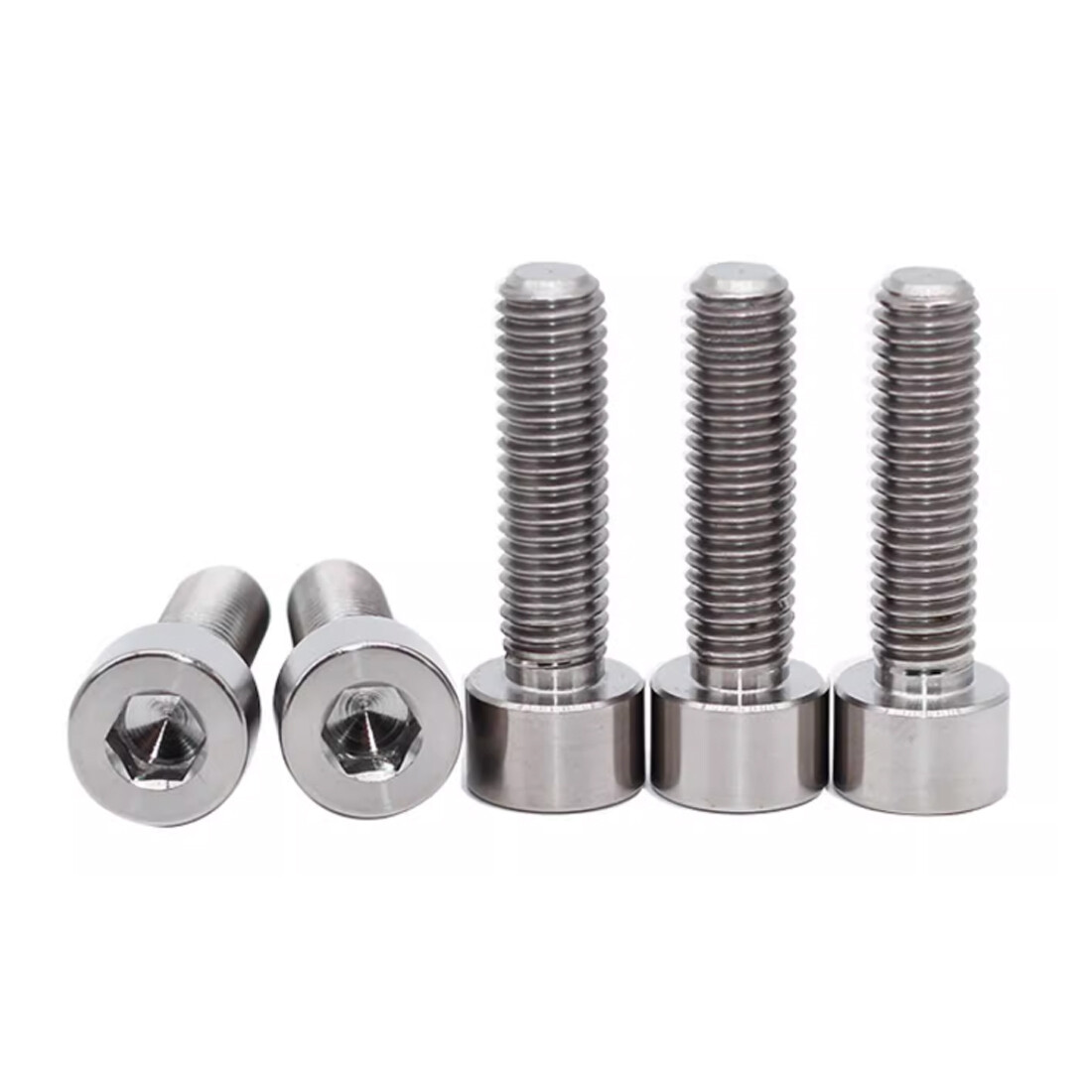 M3 M4 M5 M6 M8 TC4 Titanium Socket Head Bolts Gr5 Allen Head Ti Screws DIN 912