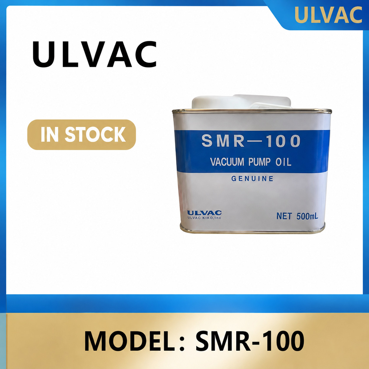 ULVAC SMR-100 Vacuum Pump Oil 1L Original Japanese Rotary Vane Lubricant