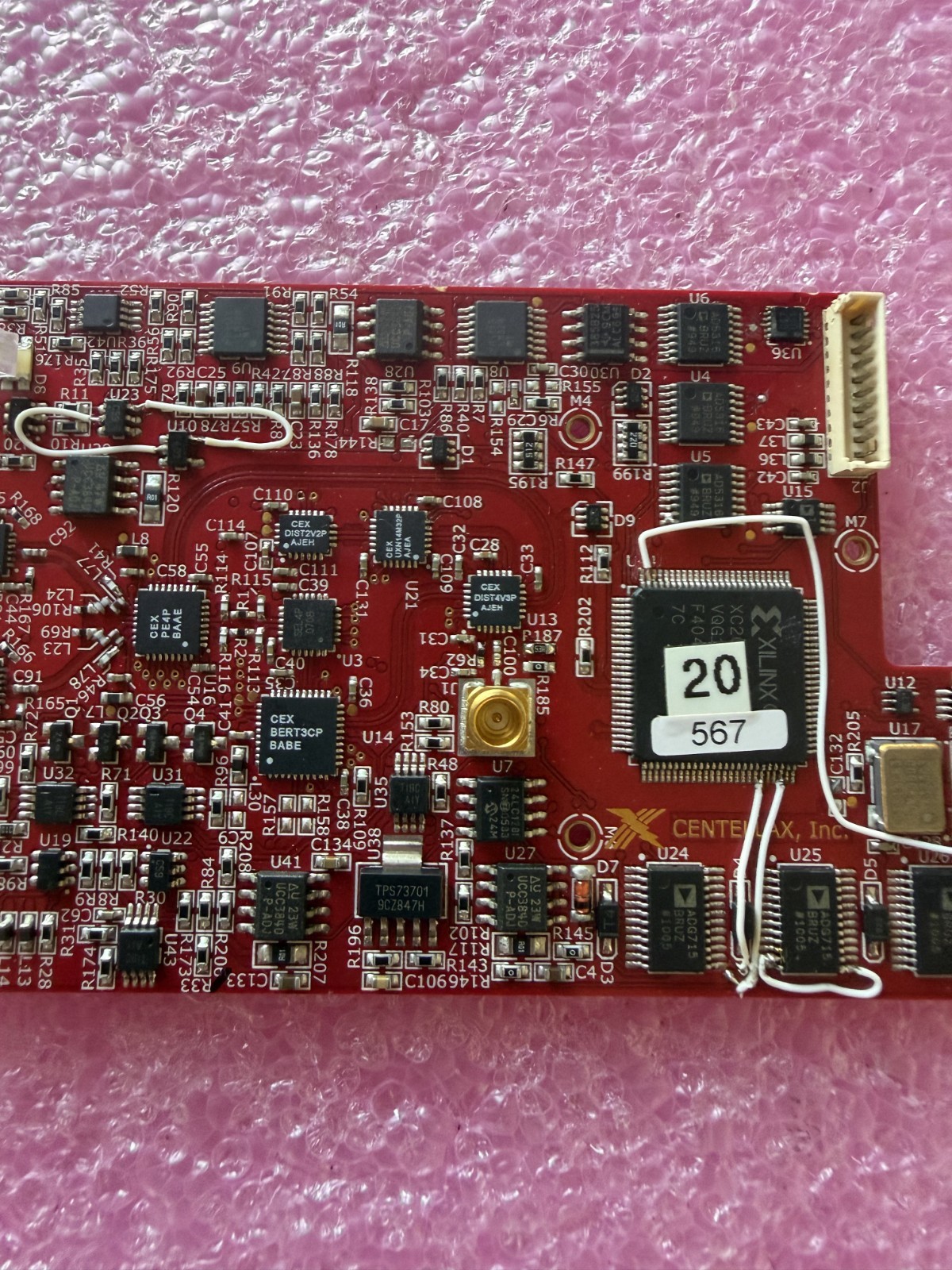 CENTELLAX TG7P1A 06.04.10 P381 REV.2 BOARD ASSEMBLY ***AS-IS***