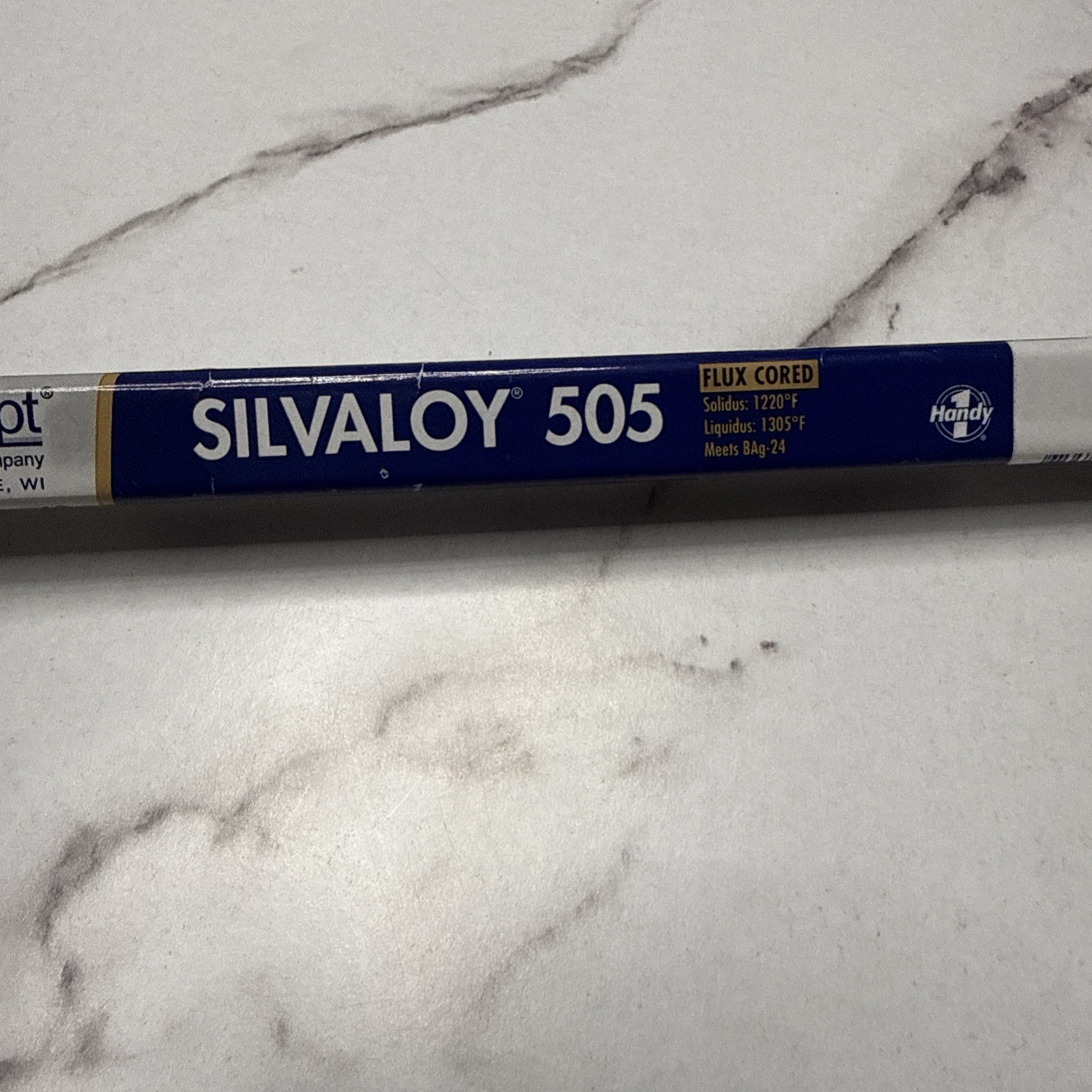 Lucas Milhaupt Silvaloy 505 8 Flux Cored Rods Solder Sticks 99076